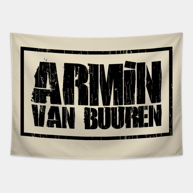 Retro Design Armin Van Buuren Tapestry by LEMESGAKPROVE