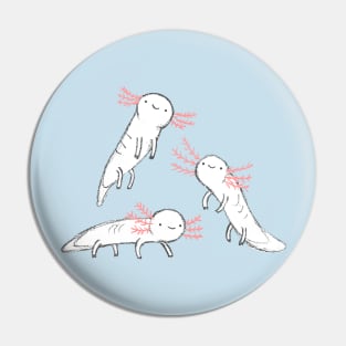 Three Little Axolotls Pin