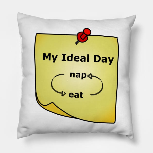 Sticky Note Pillow by MoreThanADrop