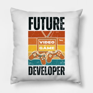 Future Video Game Developer Pillow