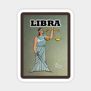 Libra the Scales zodiac sign Magnet