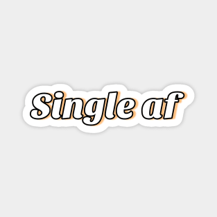 Single af calligraphy Magnet