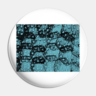 HEXAGONS and BLUE DOTS ... CHAOS or ORDER Pin