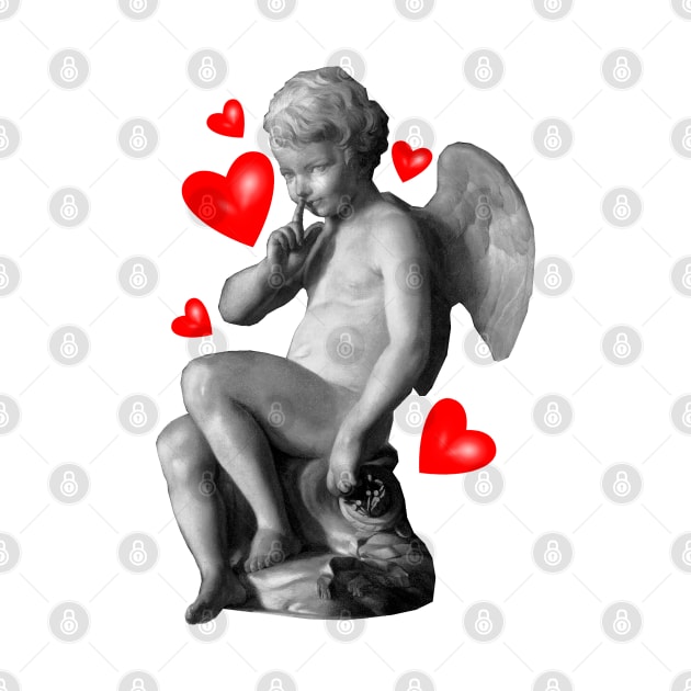 Eros or Cupid Angel of Love in Mythology by Marccelus