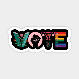 Heart Vote Like Ruth Sent You Flowers Feminist LGBT Pride Magnet