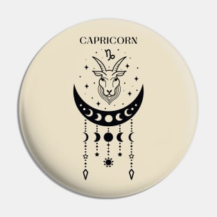 Capricorn star sign; zodiac; horoscope; zodiac; earth sign; symbol; Capricorn birthday; January birthday; Pin