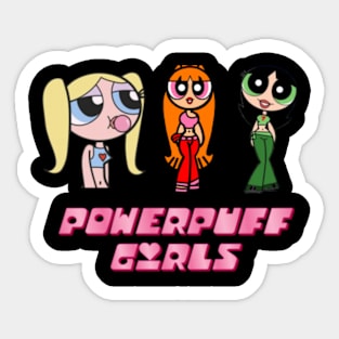 Powerpuff Girl Teens Sticker for Sale by PinkRhino24