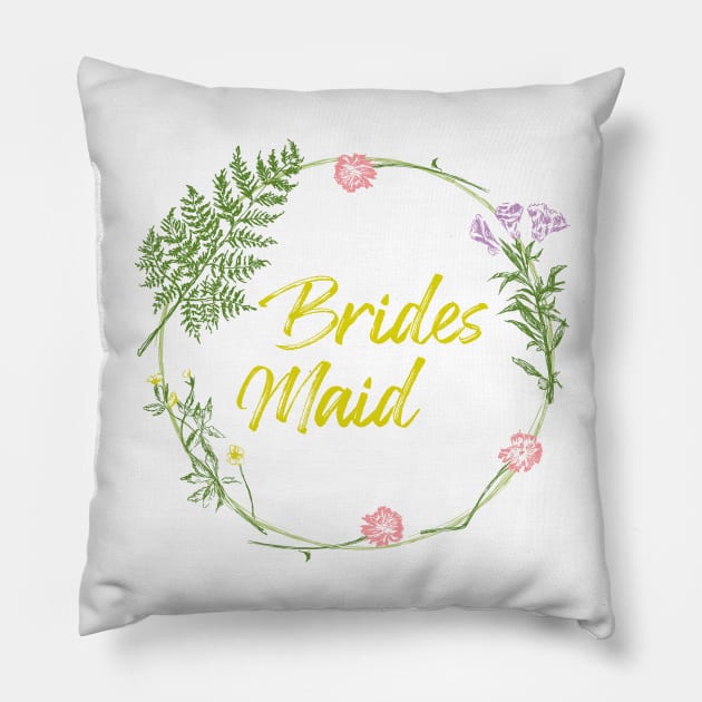 Bridesmade Gift Pillow by rachelsfinelines