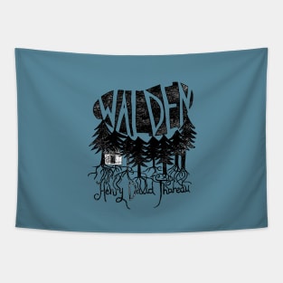 Walden (black) Tapestry