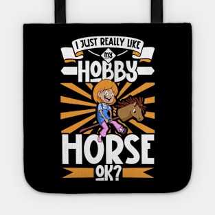 I love my hobby Horse Tote