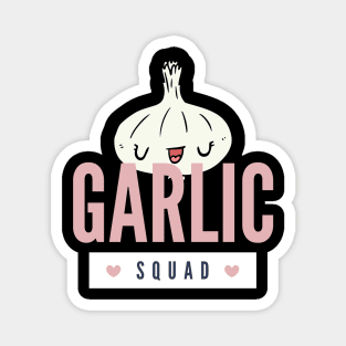 Garlic Squad - Cute Women Vegan Gift Magnet