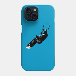 Kitesurf Action Artistic Kitesurfer Silhouette Phone Case