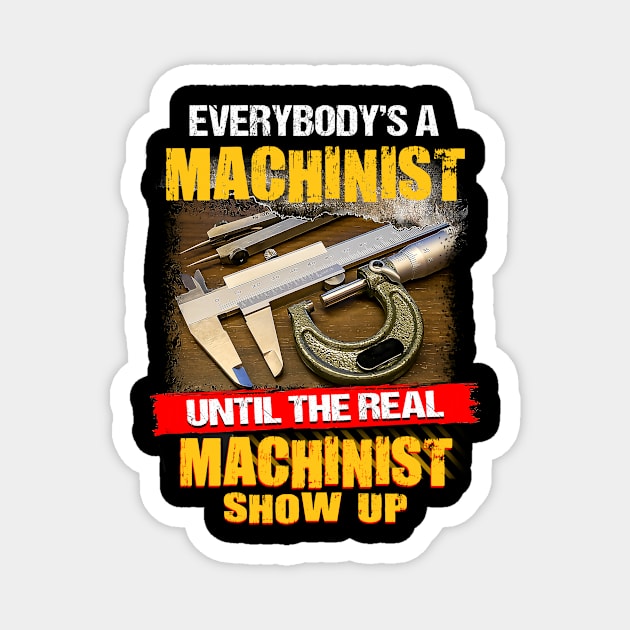 Awesome machinist Magnet by Éléonore Royer