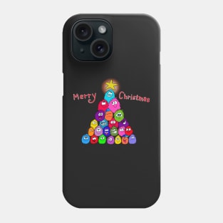 Merry fuzzy christmas Phone Case