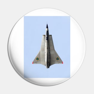 SAAB Draken jet aircraft Pin