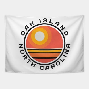 Oak Island, NC Summertime Vacationing Sunrise Tapestry