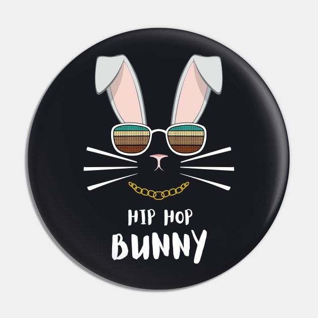 Easter Hip Hop Bunny Rabbit Pin by MasliankaStepan