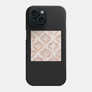 Rose flowers marble pattern Phone Case