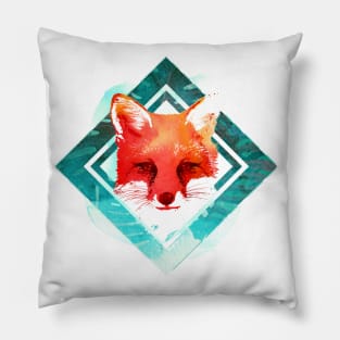 Green Fox Final Pillow