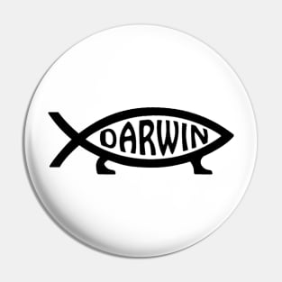 Darwin Fish Pin