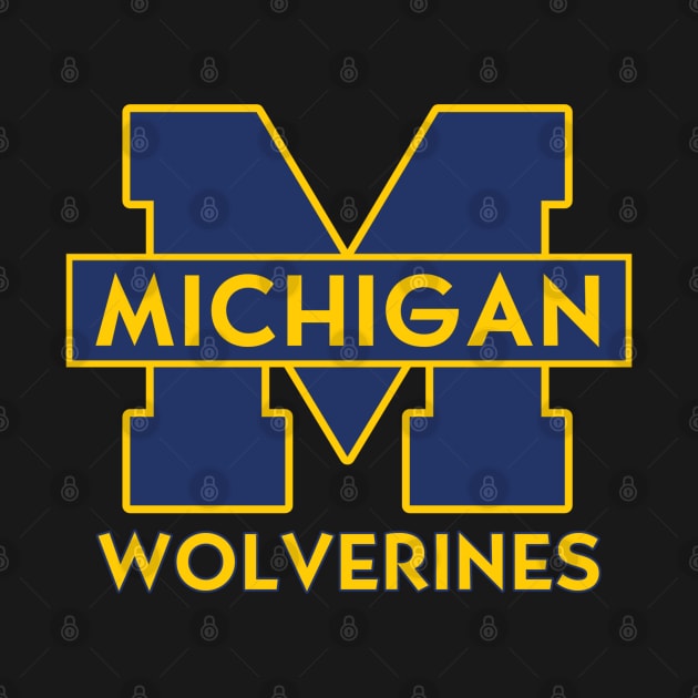 Michigan wolverines by Buddydoremi