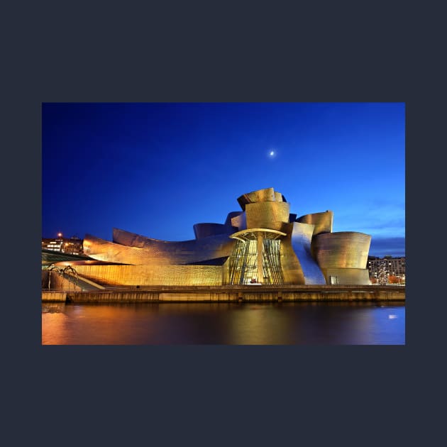 Nights of the Guggenheim Museum - Bilbao by Cretense72