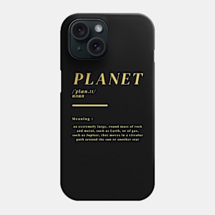 Word Planet Phone Case