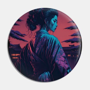 Geisha in the darkness Pin