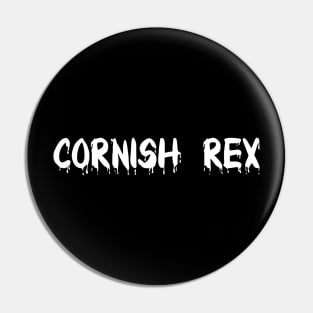 funny cornish rex vintage Pin