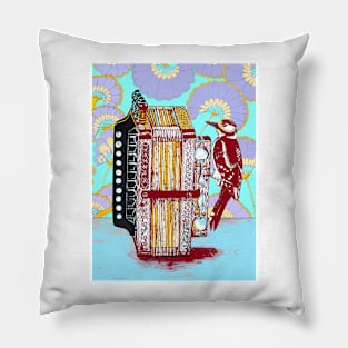 One Row Melodeon Pillow