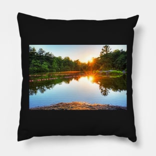 Saugus MA Breakheart Reservation Sunset Pillow