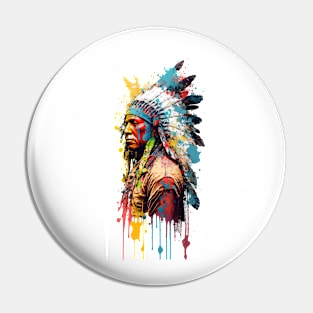 Wooden Indian Pin