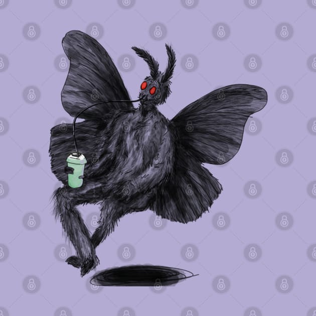 Mothman Loves Baha Blast by Animal Surrealism