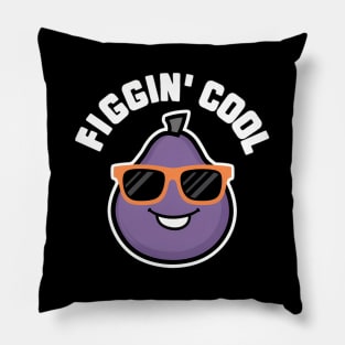 Figgin' Fig Friut Vegetable Food Pun Pillow