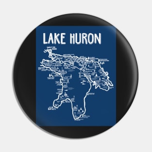 Lake Huron Map Pin