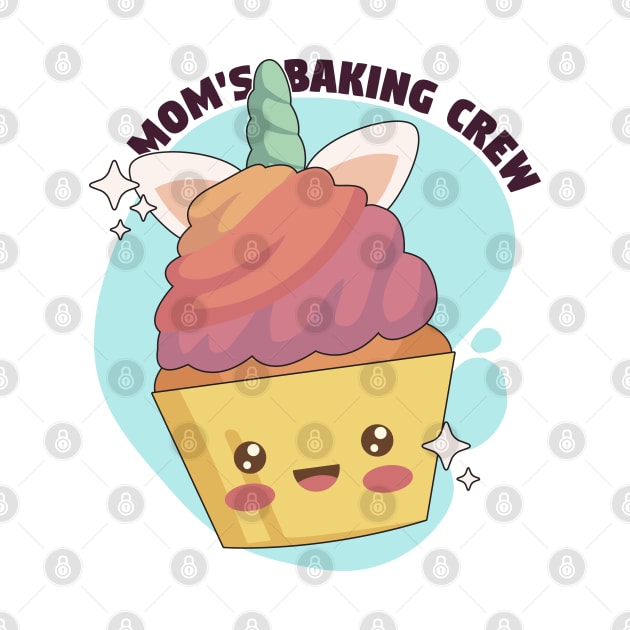 Mom's Baking Crew - Kawaii Unicorn Cupcake by Krishnansh W.