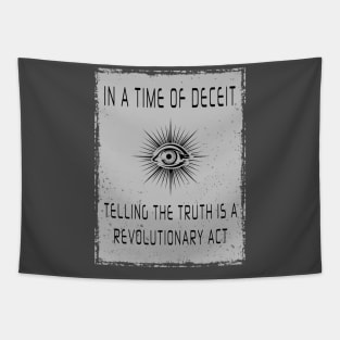 George Orwell In The Time Of Deceit T-shirt Tapestry