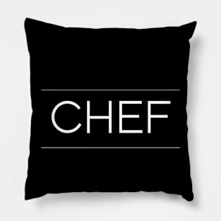 Chef Minimalist Design Pillow