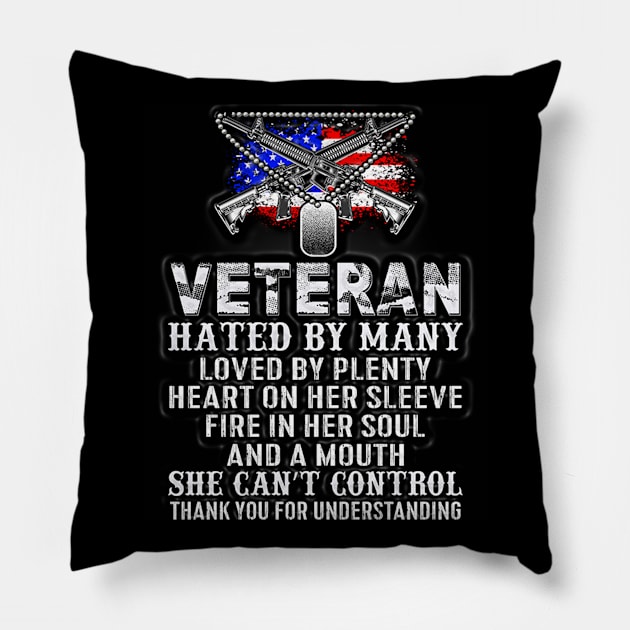 Black Panther Art - USA Army Tagline 35 Pillow by The Black Panther