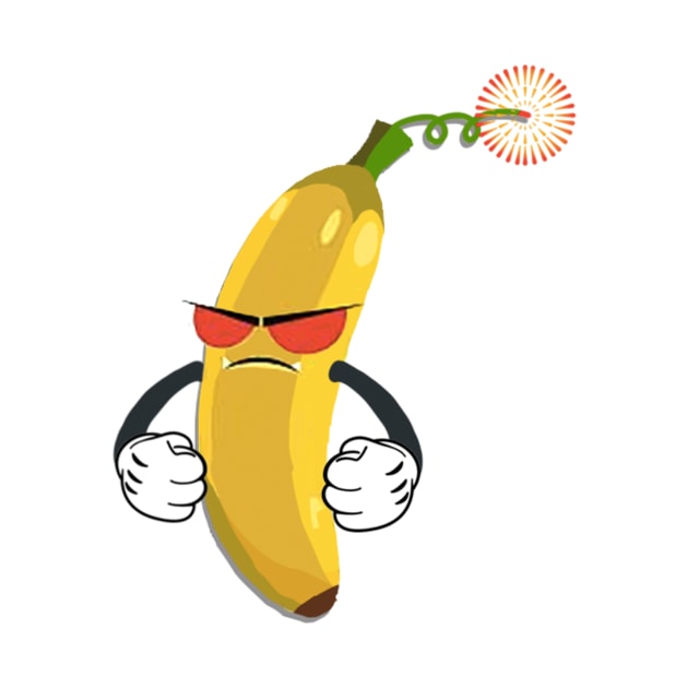 Angry Banana Tshirt by  Chirido_Bin