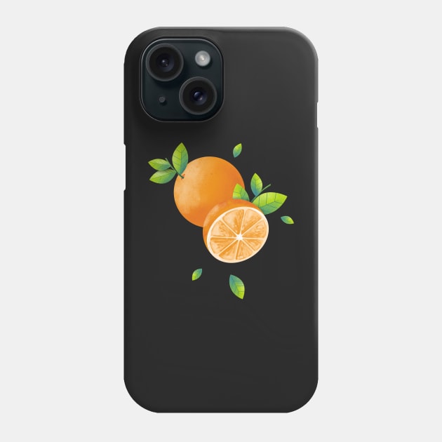 Orange fruit Phone Case by iconking