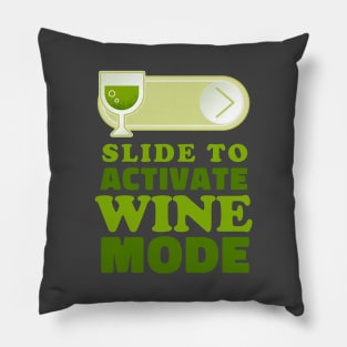 Slide to unlock Wine Pillow