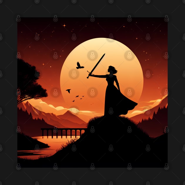 Samurai Silhouette #15 by kreasioncom