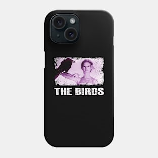 Terror Takes Flight The Birds Iconic Scene Tee Phone Case