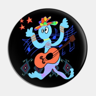 Crazy music Pin