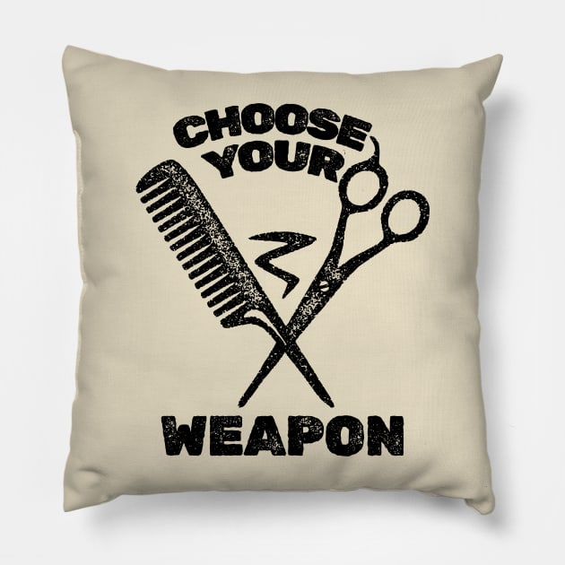 Hairdresser funny Pillow by Can Photo