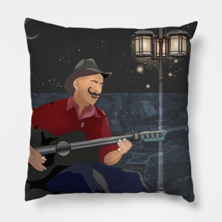 STREET MUSICIAN Pillow