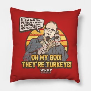 WKRP OH MY GOD VINTAGE retro Pillow