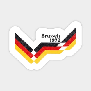 BRUSSELS 1972 - RETRO MEISTER Magnet