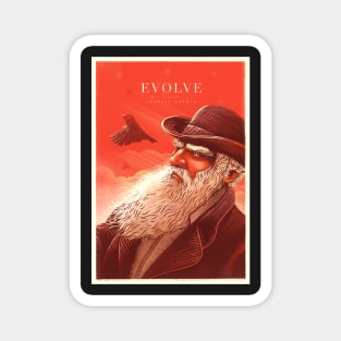 Evolve: Charles Darwin Magnet